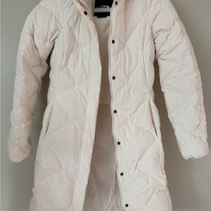 The North Face Women's Off-White Quilted Puffer Jacket